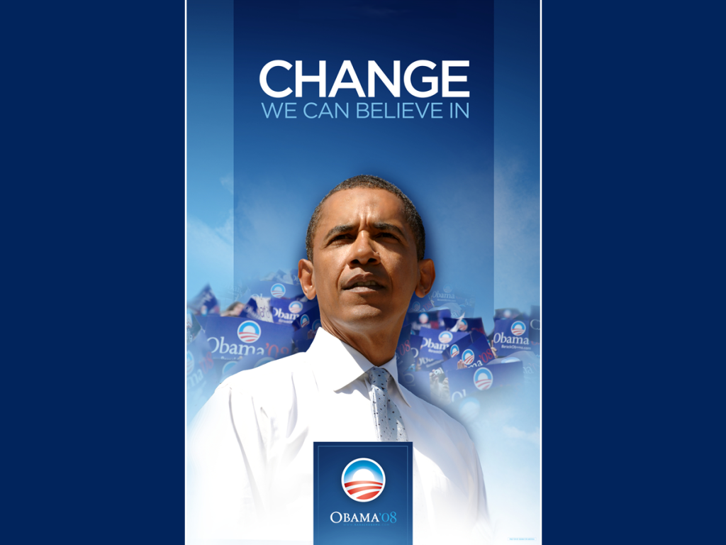 Obama “Change We Can Believe In” Wallpaper. March 11, 2008 — obamamedia